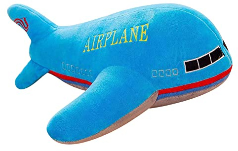 Generisch 2026 40 cm Flugzeug Plüschtier für als weiches Schlafkissen kuschelige Puppe (A, One Size)