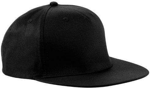 Beechfield Unisex 5 Panel Retro Rapper Cap (One Size) (Black)