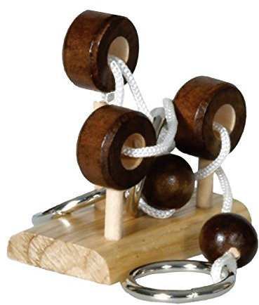 Fridolin 17355 - Geschicklichkeitsspiel Lös den Ring 4