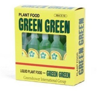 10 Bottles Green Green Plant Food Lucky Bamboo Food (20 bottles ( 36ml x 20))