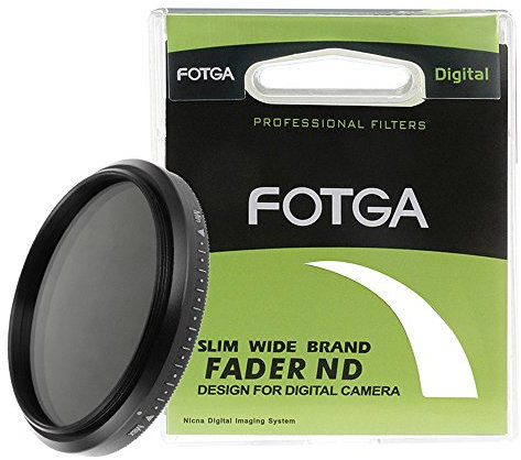 Fotga Slim Fader 72mm ND Filtre réglable Variable ND2 à ND400 Neutral Density
