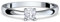 Amoonìc Verlobungsring Weissgold Damen 333 *GRATIS LUXUSETUI* mit Zirkonia Stein Weißgold-Ring wie Verlobungsring Diamant oder Brilliant Ring Diamantring Verlobung FF385WG333ZIFA58