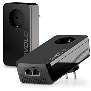 Devolo Professional 9987 dLAN pro 1200 Plus WiFi und Starter Kit Powerline schwarz