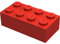 Lego® Steine Rot - 100 Stück 2x4 Bausteine - Lego® Classic Basic - Modellnummer 3001 - Konstruktionspielzeug, Lernspielzeug zur Entwicklung und zum Lernen für Kinder ab 3 Jahre