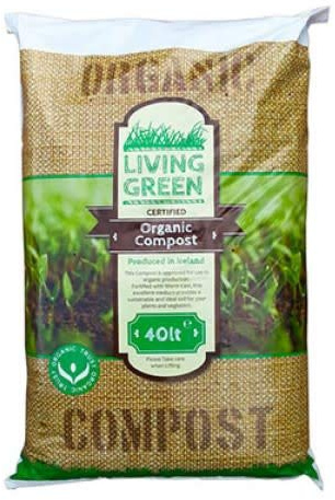 Living Green Organic Compost Worm Cast - 40L