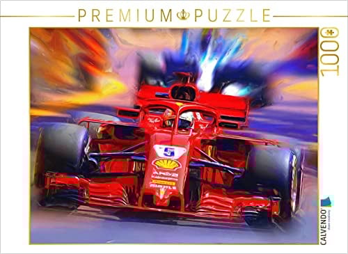 CALVENDO Puzzle Vettel ist nach dem Kerpener Michael Schumacher der erfolgreichste deutsche Formel-1-Rennfahrer. 1000 Teile Lege-Größe 64 x 48 cm Foto-Puzzle Bild von DeVerviers