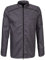 Exner Koch-Jacke, Langarm, 2-Wege Reißverschluß, Baumwoll-Mischgewebe, Farbe Graphit, Paspel schwarz, Größe 5XL