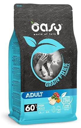 Oasy Grain Free Cat Adult Pesce 1,5 kg