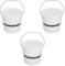 2.5 Litre Plastic Paint Kettles Painting Mixing Pots without Lids Decorating 3pk