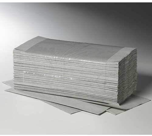 5000 Papierhandtücher 23 x 25 cm grau Plus L V-Falz, 1-lagig