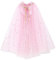 Mantello Principessa Bambina, Mantello Colorato Della Principessa Accessorio Accessorio Scialle Cape Ragazze da Carnevale Principessa Cosplay Costume Travestimento Compleanno Halloween Feste（Rosa M）