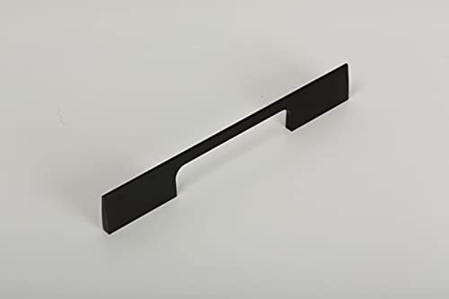 Gedotec Möbelgriff schwarz Griffleiste Aluminium Design-Griff Küche - PEAK | Stangengriff eckig für Schubladen & Kleiderschränke | Profilgriff Länge 250 mm | 1 Stück - Alu Schubladengriff Vintage