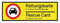 Hinterglasaufkleber Hinweis Kfz „Rettungskarte an Sonnenblende“ DE/EN Auto Hinterglas Folie selbstklebend | Größe wählbar Made in Germany, Größen Name: 2,5x7,5 cm