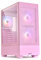 Lian Li High Airflow ATX PC Case, RGB Gaming Computer Case, Mesh Front Panel Mid-Tower Chassis w/ 3 ARGB PWM Fans Pre-Installed, USB Type-C Port, Tempered Glass Side Panel (LANCOOL 205 MESH C, Pink)