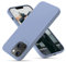 OitiYaa Silicone Case Compatible with iPhone 14 Plus Case 6.7 Inch, Soft Ultra Slim Protective Shockproof Liquid Silicone Phone Case with Anti-Scratch Microfiber Lining,Sierra Blue