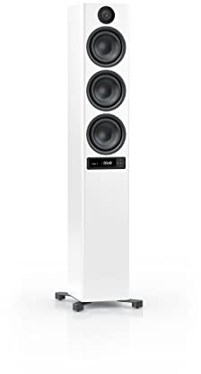 Nubert nuPro XS-6000 RC | Weißer Standlautsprecher | 1 Stück High End Lautsprecher | Bluetooth Lautsprecher aptX HD | Lautsprecher Verbindung kabellos High Res 192 kHz/24 bit | Standbox in 3,5 Wege