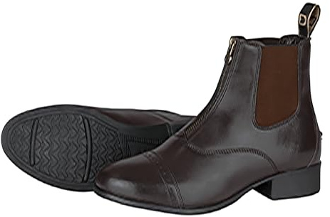 Dublin Foundation Zip Paddock Boots II, Brown, Childs 1