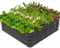 waaliji Jardinière surélevée de 0,9 x 0,9 x 3 m avec câble en acier, support de jardinière surélevé en polypropylène pour jardinage, arrière-cour, terrasse, terre surélevée pour planter des légumes,