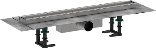 hansgrohe 56175000 RainDrain Compact Duschrinne 600 befliesbar für Standardinstallation Komplettset