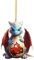 Ornamenti di Natale 2023, Baby Dragon 2D Piatto Acrilico Ornamenti di Natale Ornamenti Personalizzati per Alberi di Natale Appesi Per Donne Uomini