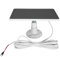 Solar Panel Camera Charger, 5V 6V 10W Video Doorbell Solar Panel Charger, 360 Degree Adjustable Stand, 9.8 Feet Charging Cable, for Video Doorbell 2 for Doorbell 3 (CSP4W-O-W)