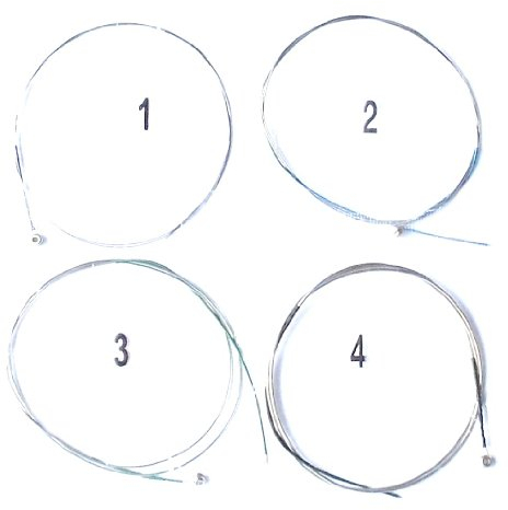 Viola-Saiten-Set, 40,6 cm, 39,4 cm, 38,1 cm, massiver Stahlkern, Nickellegierung, gewickelt für Studenten, 6 Sätze
