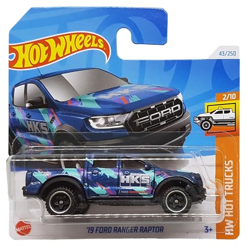 Hot Wheels - ´19 Ford Ranger Raptor - HW Hot Trucks 2/10 - HTD05 - Short Card - Pickup - HKS - Mattel 2024