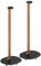 my wall Sonos Era Speaker Stand - HS48L for Sonos Era100 and Era300, Steel & Beech Wood Design, Speaker Stand with Plastic Pads & Metal Spikes
