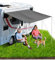 Ezcasch Wohnwagen Sonnensegel 400x240cm Markise für Wohnmobil, Wohnmobilmarkise Set mit Sonnenschutz und Wasserdichtung inkl. Stangenx3, Kederx2 usw.