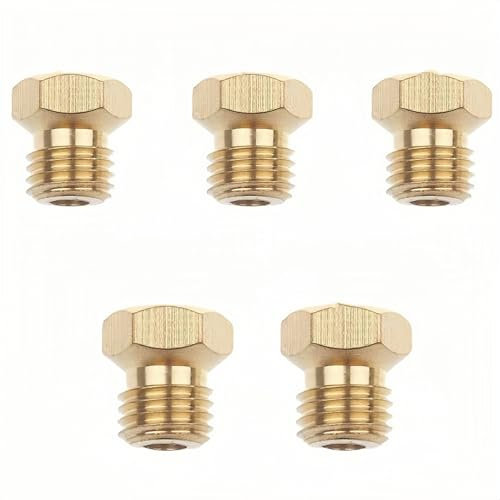 Brûleurs à Gaz Naturel,Gicleur Gaz Butane,Bruleur Gaz,Gicleur Gaz Bouteille,0.5/0.7/0.87/1.02mm,5 PCS Injecteur Gaz Butane,Gicleur Gaz De Ville,pour plaque de cuisson au gaz naturel jets