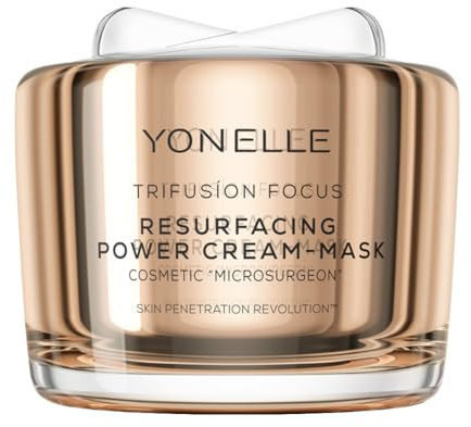 YONELLE Aktiv Erneuern Focus Gesichtsmaske - Nacht Face Care mit NANODISC™ - Overnight Maske Gesicht für reife Haut - Gesichtspflege - Creme-Maske für Gesicht, Hals und Dekolleté 55ml