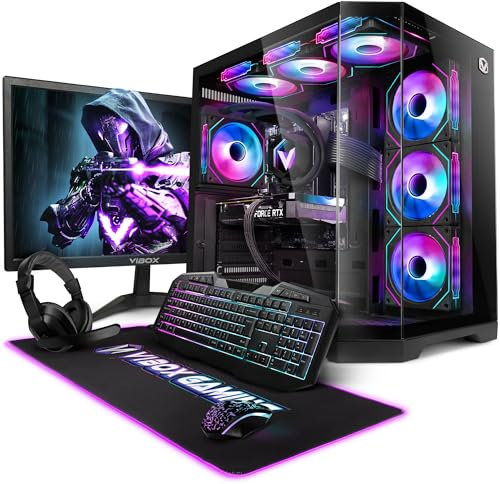 Vibox III-368 Gaming PC Bundle • Intel Core i5 11400F 4.4GHz • Nvidia GTX 1660 Super 6GB • 32GB RAM • 1TB SSD • Windows 11 • 23 Monitor • WiFi • Prebuilt