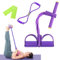 JDCMEI Corde de Tension Multifonctionnelle, 6 Tubes Élastique Fitness avec Pédales, Poignées Cordes à Étirer en Latex avec Figure 8 Bande de Résistance et Bande Elastique pour Domicile Gymnase Bureau