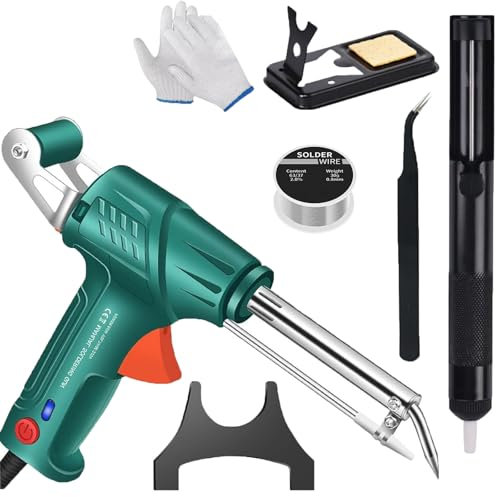 Weldmaster Pro, Weld Master Pro, Internally Heated Industrial Welding Tools, 2025 New Multi-Function Soldering Iron Soldering Gun Set, Automatic Handheld Welder Machine for Home DIY (Green)