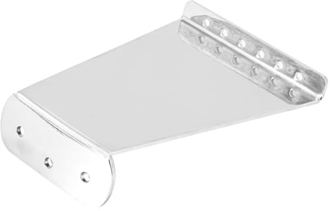 BAZEITFLOW 6 Cuerdas Guitarra Jazz Cuerdas de Repuesto Puente Plateado para Guitarra Eléctrica Elegante Diseño Fácil Instalación