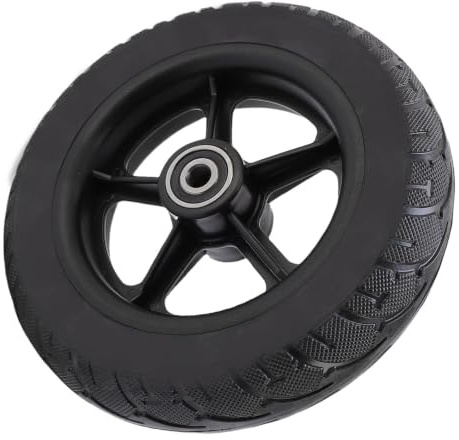 SUNGOOYUE 8 Zoll Massivreifen Rollerrad 200x50 Fester Gummi -Reifen Elektrischer Roller Hinterrad -Ersatz für S1 S2 S3 mit 10 -mm -Achsen -Innendurchmesser und 48 -mm -Achsenbreite