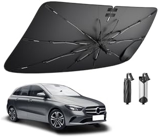 BIBIBO Compatible con Mercedes Clase B W247 2020-2023 2024 2025 Parasol Parasol Parabrisas Delantero Parabrisas Coche Parasol W247 Accesorios