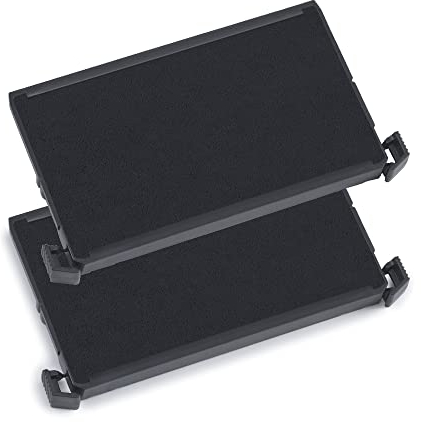 Trodat 115115 Ersatzkissen 1105377 für Printy 4926 und 4726 – Stempelfarbe schwarz, 2er-Pack