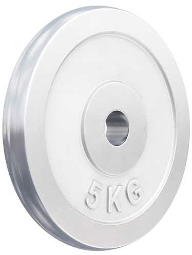 GORILLA SPORTS® Weight Plates - 1,25kg, 2kg, 2,5kg, 5kg, 10kg, 15kg, 20kg, 25kg, 30kg, Single or Set, 30mm, Chrome - Weight Discs, Dumbbell Barbell Weights, Strength Training, Weight Lifting