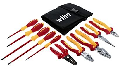 Wiha 32868 Insulated Pliers/Drivers 10-Piece Set by Wiha