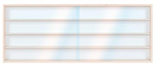 Alsino V-150.4 Vitrine Spur HO & N, Regal H0 150 cm 4 Fächer