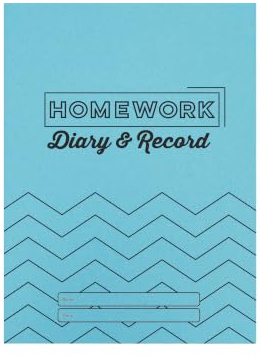 Silvine A5 Homework Diary - Blue (Pack of 20)