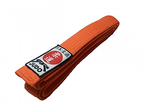 Judogürtel orange mit Judo-Label (240)
