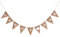Oblique Unique® Girlande Candy BAR in rustikalem Vintage Stil Leinen - Perfekt zu Deko der Candybar auf Hochzeiten, Geburtstagen und Anderen Feiern