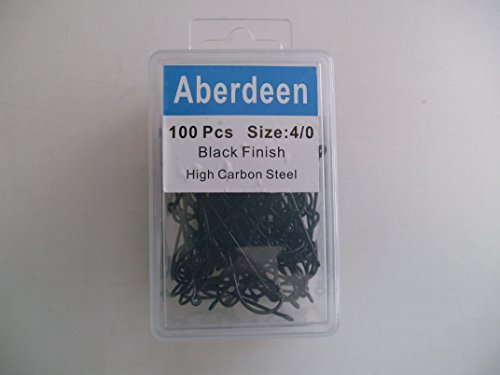 ABERDEEN FISHING HOOKS - 100 PER PACK - SIZE 4/0