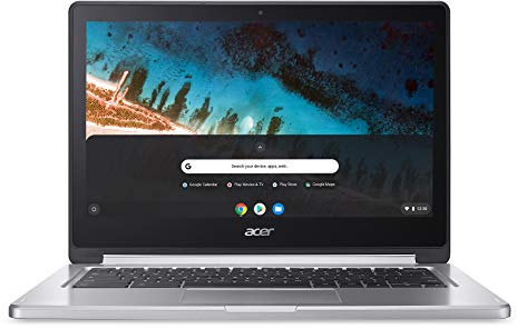Acer Chromebook R 13 CB5-312T-K2K0 Notebook 13.3 Pollici, 1920 x 1080, 2,10 GHz, PowerVR GX6250, 4 GB, Argento, Tastiera layout tedesco QWERTZ