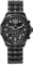 Orphelia Herren-Armbanduhr La Grande Dual Time Quarz, Schwarz Metal
