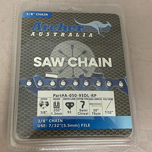 28 3/8-050-93DL Archer Ripping Chainsaw Chain replaces 72RD093G A1EP-RP-93E