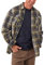 Wrangler Authentics Men's Long Sleeve Sherpa Lined Shirt Jacket Button, Olive Sky, XL