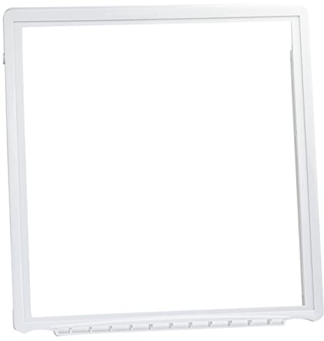 folosem 241969501 Cadre d'étagère (sans verre) pour réfrigérateur Frigidaire (Electrolux), couvercle de tiroir de charcuterie - AP4433007, 1512992, AH2363832, EA2363832, PS2363832